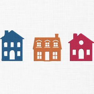 Home Embroidery Design Home Silhouette Embroidery Design House Embroidery Design Home sweet home Embroidery Design 5 Sizes Download