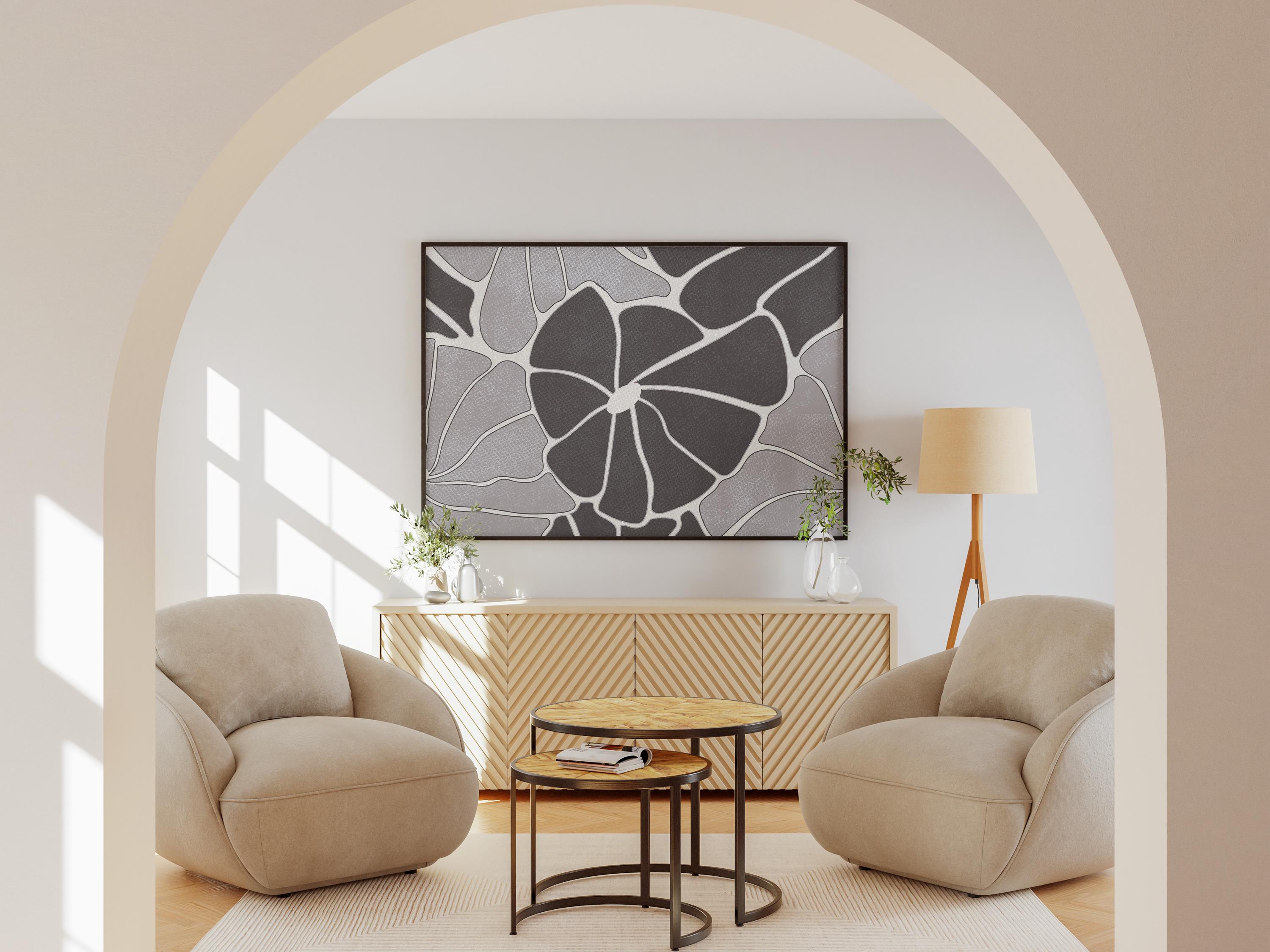 Image showcasing BOTANICAL WALL ART Digital Download Minimalist Floral Prints in Neutral ...