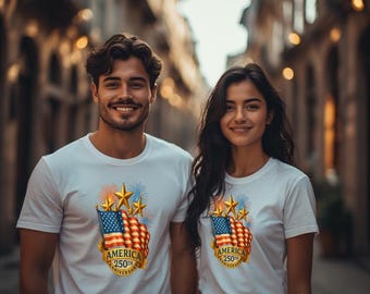 250th Anniversary of America T-Shirt | Bicentennial Celebration Tee