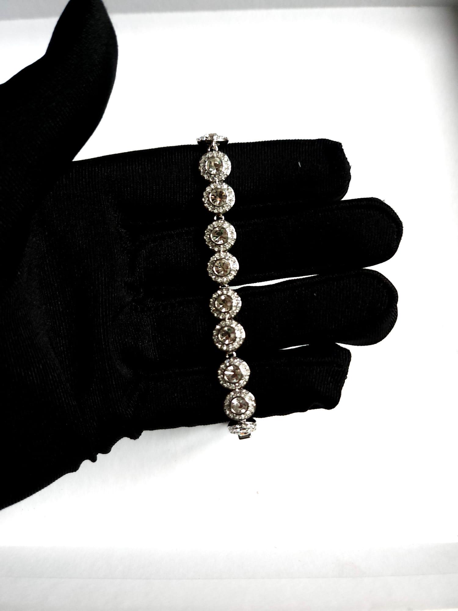 “Babe” Crystal Tennis Necklace