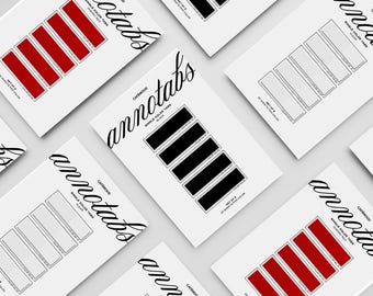 Annotation Tabs – 100 Sheets, Sticky Tabs for Books, Journals, Planners & Study Notes | Stationery