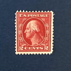 1895 George Washington 2c Stamp, Type III, Carmine, Perf. 12