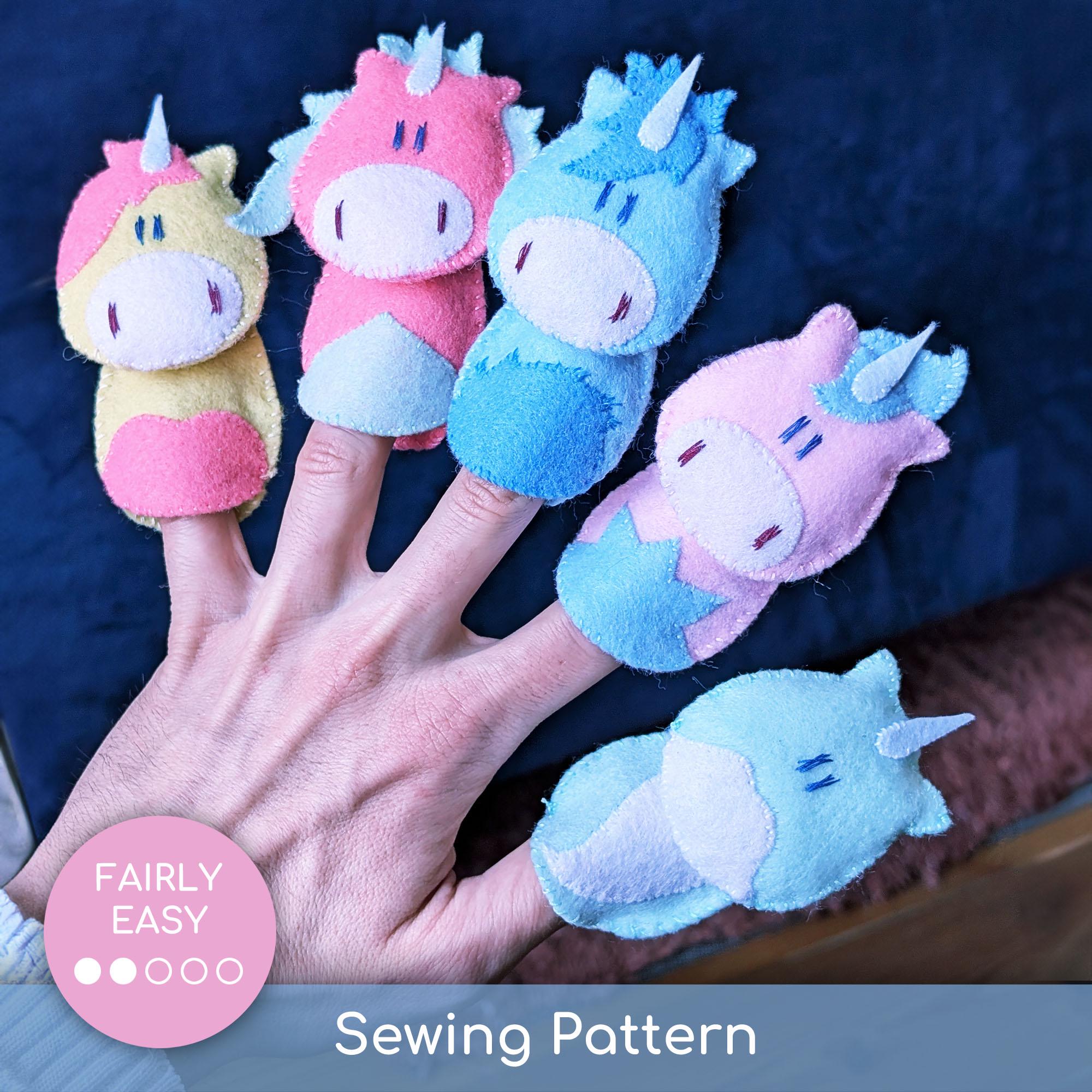 Unicorn Finger Puppets