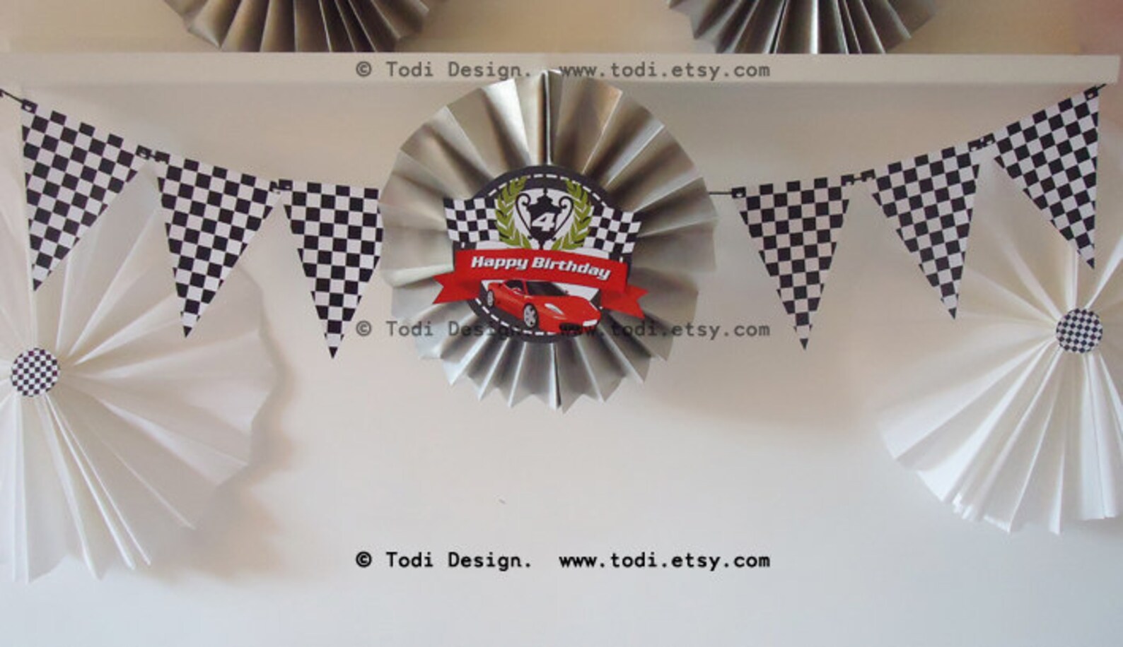 Race Car Birthday Party Printables INSTANT DOWNLOAD - Etsy