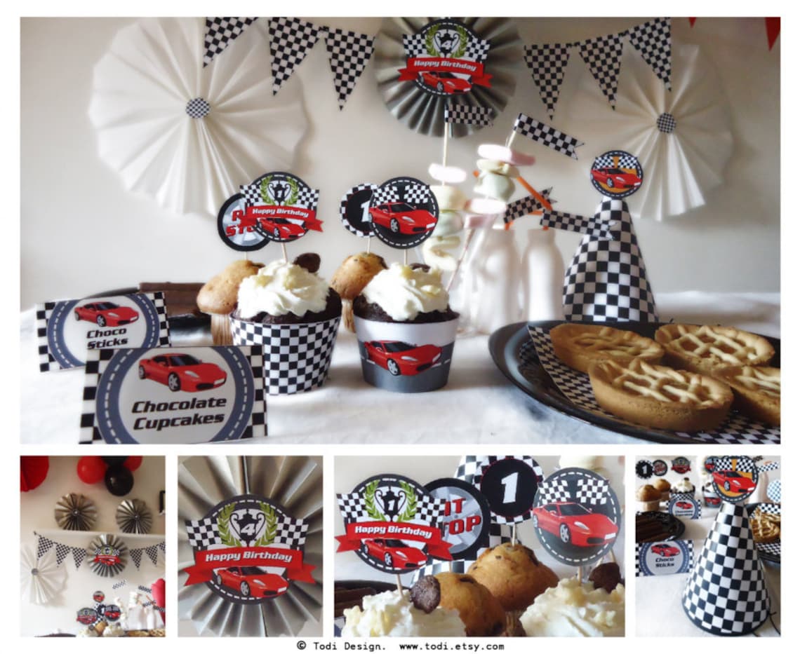 Free Car Birthday Party Printables