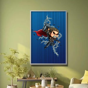 Avengers Thor (Digital for Prints) Poster / Illustration Art / Wall Poster / Wall Decor Poster