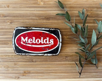 Vintage Meloids Dose: Boots Nottingham, rustikale Apotheke Dekor