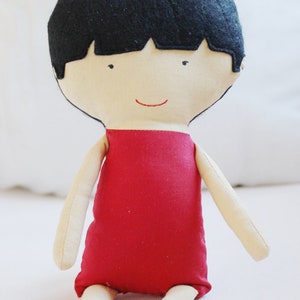 Puppen Schnittmuster Toy Cloth Boy Doll Pattern PDF - Robin & Milo