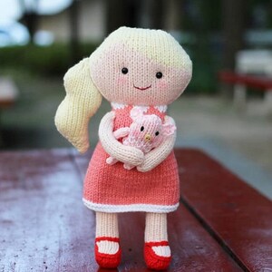 Doll Knitting Pattern Toy Rag Doll Pattern PDF Rosie & Lulu image 6