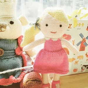 Doll Knitting Pattern Toy Rag Doll Pattern PDF Rosie & Lulu image 8