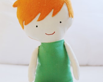 Doll Sewing Pattern Toy Cloth Boy Doll Pattern Dog PDF  - Hunter & Rex