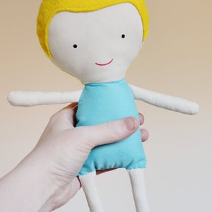 Doll Sewing Pattern Toy Cloth Boy Doll Pattern PDF Sky & Tad image 4