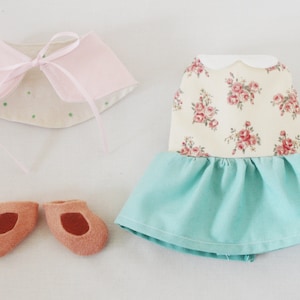 Doll Dress Sewing Pattern Toy Clothing PDF Retro Girl Clothes Set image 1