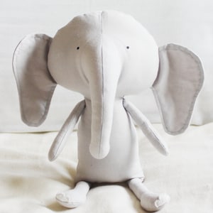 Elephant Sewing Pattern Softie Plush Toy Cloth Doll Pattern PDF image 1