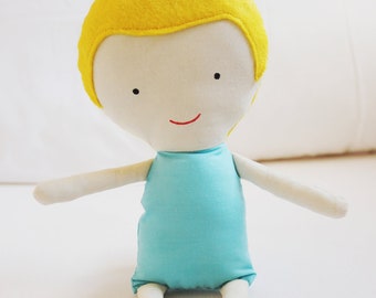 Doll Sewing Pattern Toy Cloth Boy Doll Pattern PDF - Sky & Tad