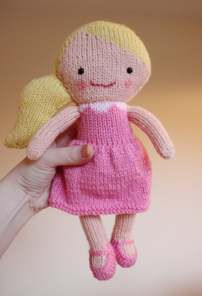 Doll Knitting Pattern Toy Rag Doll Pattern PDF Rosie & Lulu image 4