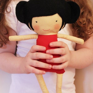 Doll Sewing Pattern Toy Cloth Doll Pattern PDF Ruby & Mei image 5