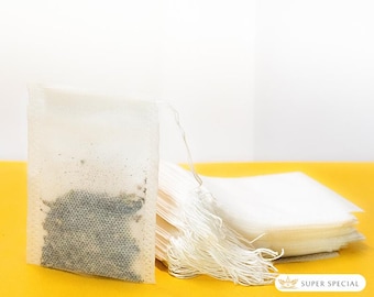 Biologisch abbaubare Loseblatt-Teebeutel mit Kordelzug - 25-200 Stk
