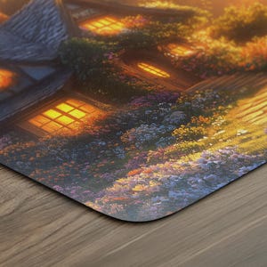 マウスパッドのクローズアップ モックアップ - 9x8 Printify Gooten 詳細でリアルな Photoshop マウスパッド モックアップ テンプレート - POD Mockups