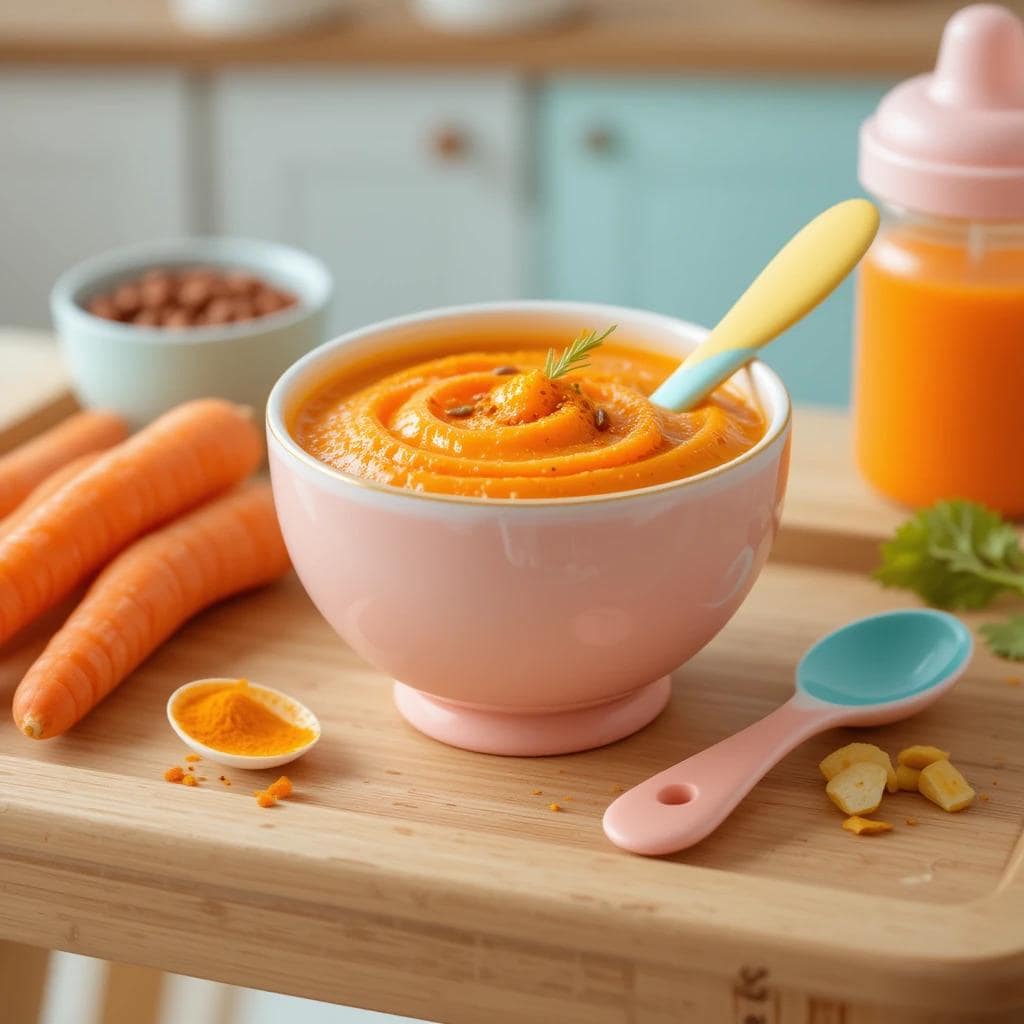 Carrot Lentil Puree – Nutritious, Flavorful and Baby-approved