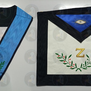 Masonic Scottish Rite Apron and Collar: 4th Degree Regalia