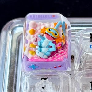 Mu.dki.p Anime Resin Tastenkappe: Handgefertigtes mechanisches Tastaturzubehör