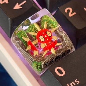 Solr.oc.k Handgefertigte Artisan ESC Taste, einzigartige GMK Tastenkappe für kundenspezifische mechanische Tastaturen, perfekte Geschenkidee