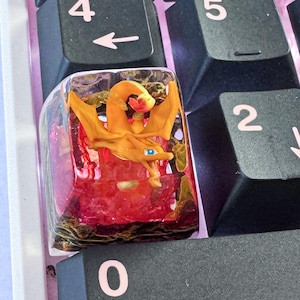 Charakter Handgefertigte Artisan Resin Tastenkappe: Benutzerdefinierte mechanische Tastatur Leertaste