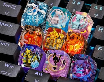 Handmade Anime Resin Artisan Keycap: Keycaps Collection(1u)