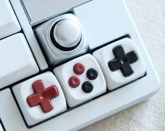 Handmade Gaming Keycap Set (4 Pieces) for Mechanical Keyboards