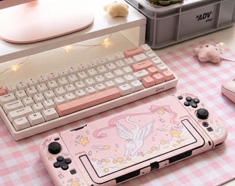 Kawaii Angel Cat Switch Protective Case-Switch 2-NS2 Hard Shell Case