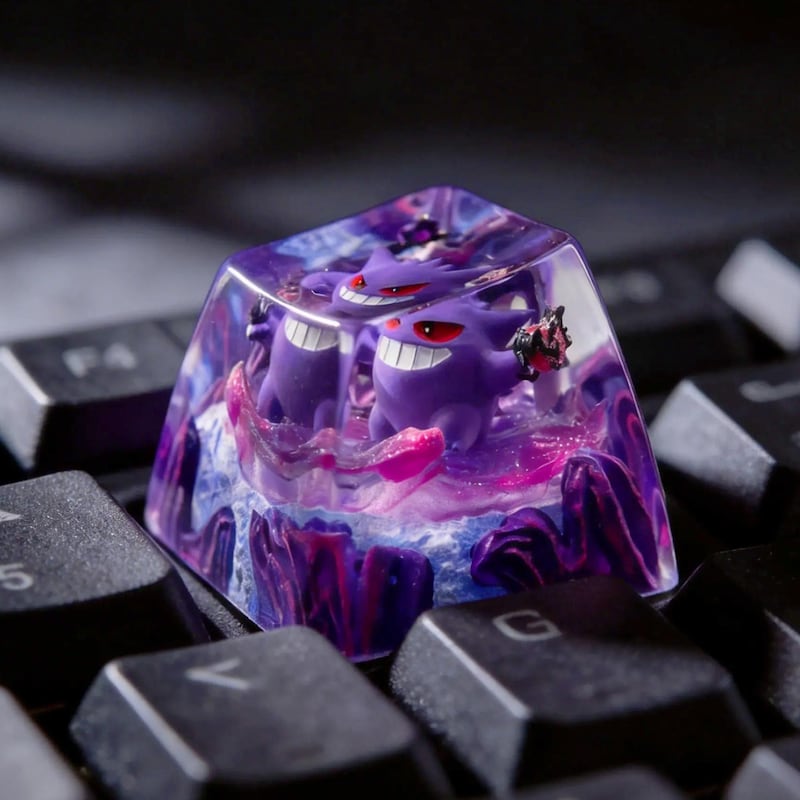 Purple Anime Keycap - Etsy