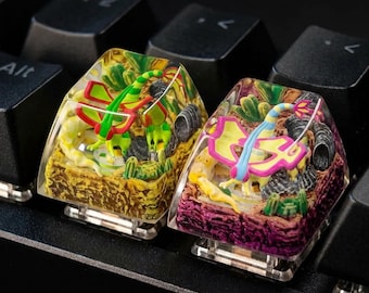 Artisan Spacebar Keycap: Custom Resin Mechanical Keyboard,Valentine's Day gift