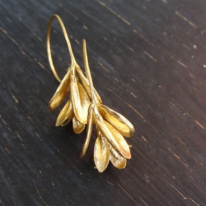 18K Vermeil Large Succulent Drop Earrings