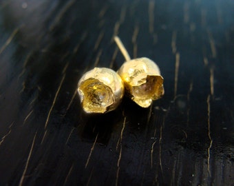 18K Gold Vermeil Tiny Blueberry Posts