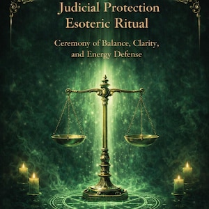 RITUALE DI GIUSTIZIA - Problemi giudiziari - Rituale Esoterico di Protezione Giudiziaria - Cerimonia per Chiarezza e Difesa Energetica