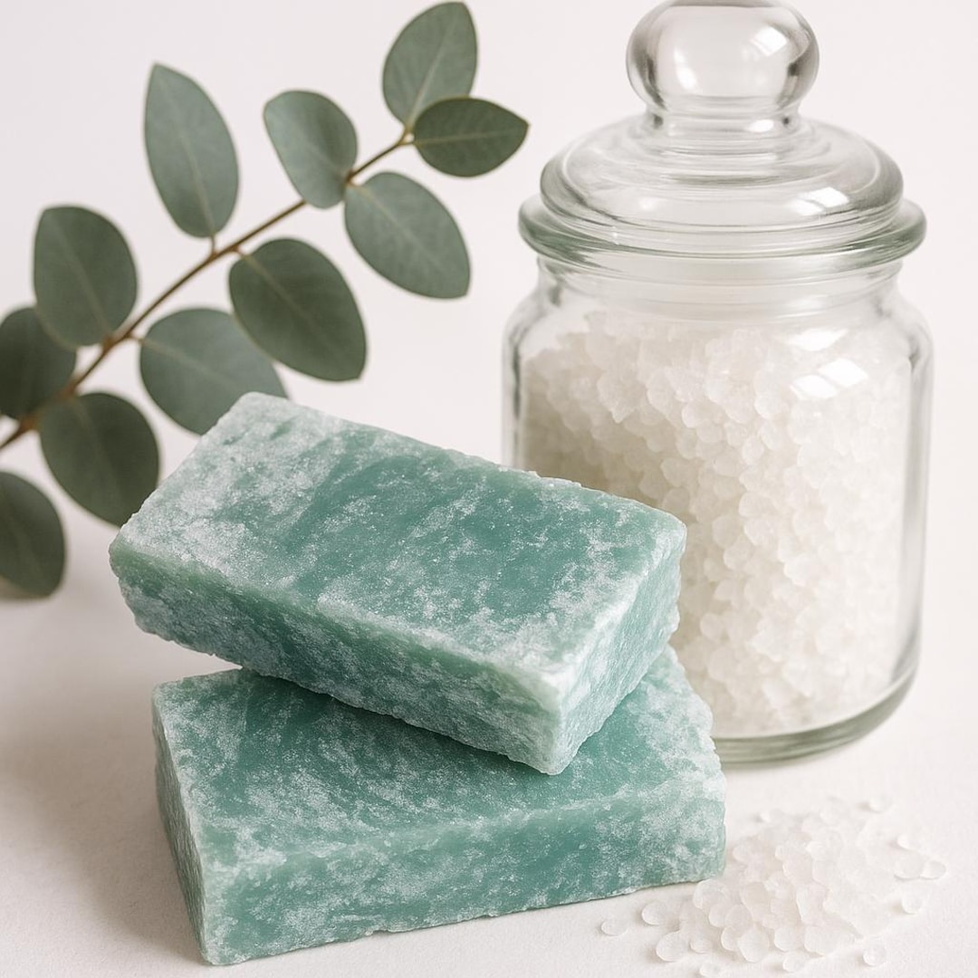 Eucalyptus Sea Salt and Spinach | Handmade Soap Bar | Essential Oil Spa ...