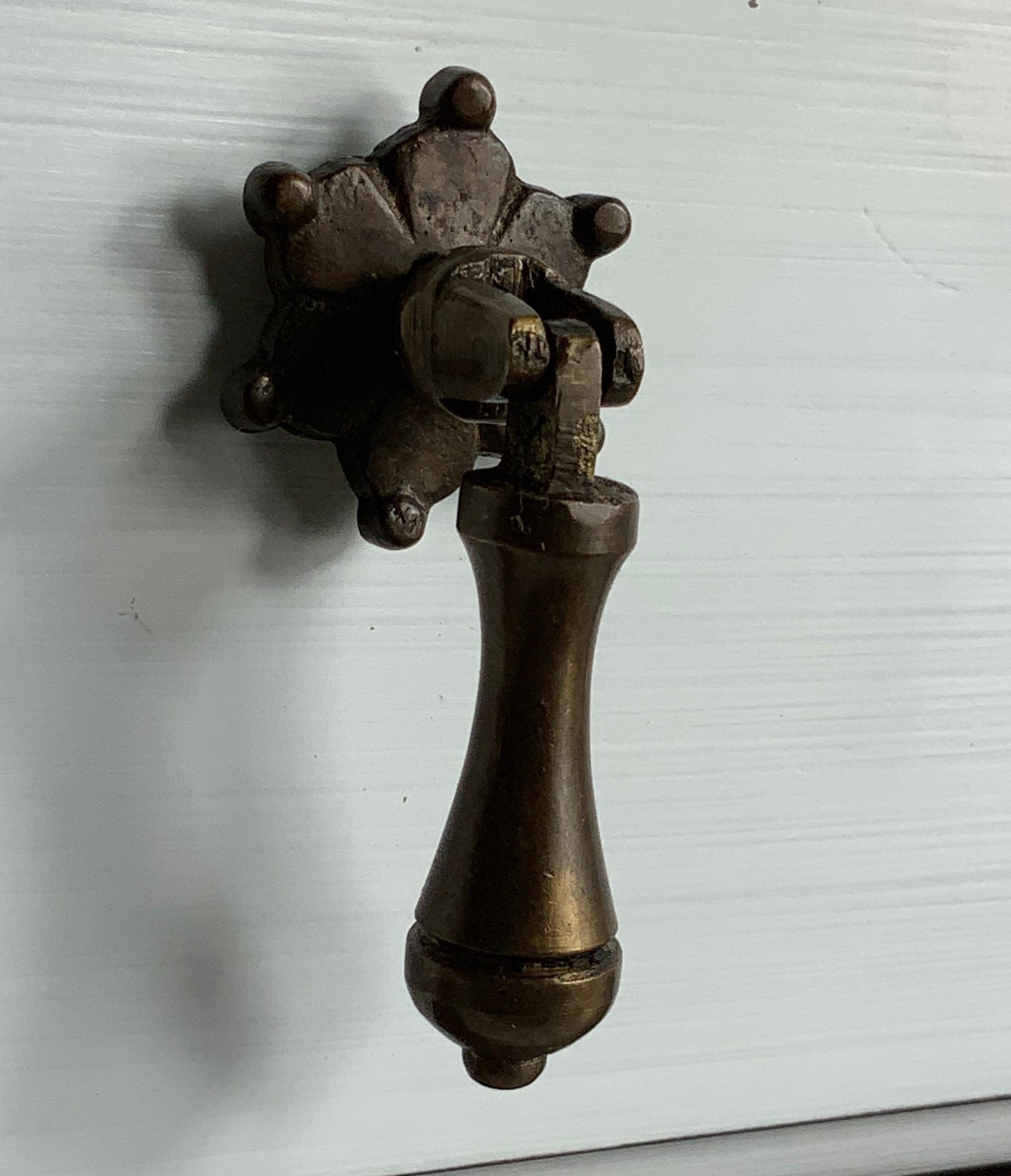Teardrop Drawer Pull Antique Bronze Drawer Knob Dresser Etsy