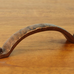 Copper 4&quot; Cabinet Pulls Hammered Copper Color Metal Cabinet Pull Furniture Cabinet Hardware Farmhouse Rustic Pulls
