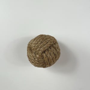 Jute Rope Knot Cabinet Knobs Nautical Drawer Pulls Coastal Boho Hardware Farmhouse Furniture Knobs
