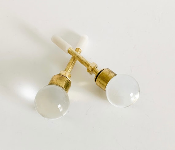 clear and gold dresser knobs Glass Drawer - Petite Glass Cabinet Knobs, Modern Drawer Knobs, Round Glass Drawer Knobs, Knobs Pulls abandoned cart