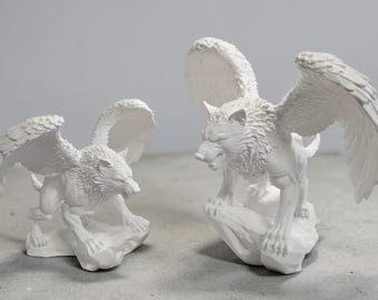 Joe Slockbower Sculpture Artic Wolf No. 38410 Devotion Mill Creek