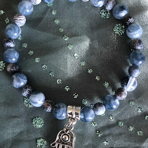Evil Eye Hand Charm Bracelet