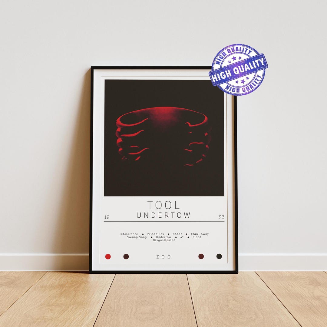 Tool Poster | Undertow Poster | Album Poster Prints | Wall Decor ...