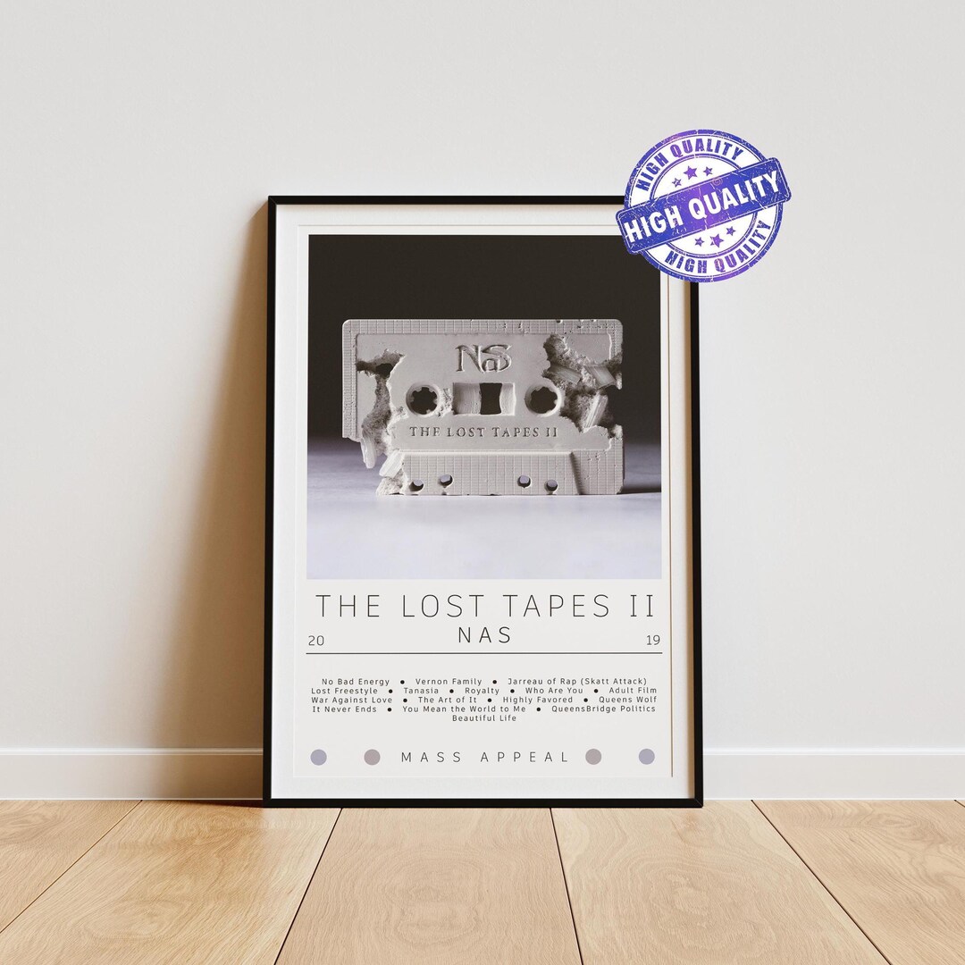 Nas Poster | the Lost Tapes II Poster | Album Poster Prints | Wall ...