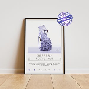 Young Thug Poster | Jeffery Poster | Album Poster Prints | Wall Decor Posters | Album Cover | Rap Music Poster