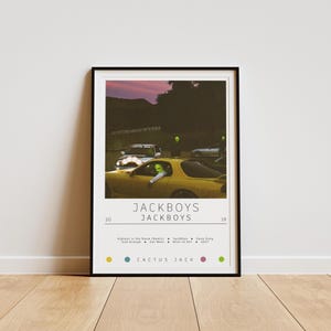 Travis Scott Poster | Jackboys Poster | Album Poster Prints | Wall Decor Posters | Album Cover | Rap Music Poster