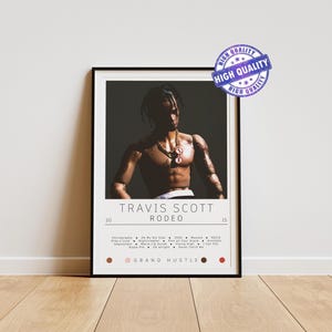 Travis Scott Poster | Rodeo Poster | Album Poster Prints | Wall Decor Posters | Album Cover | Rap Music Poster