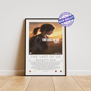 The Last Of Us Poster | Gaming Poster | Video Game Prints | Wall Decor Posters | Gaming Gift | Video Game Poster | Gaming Decor