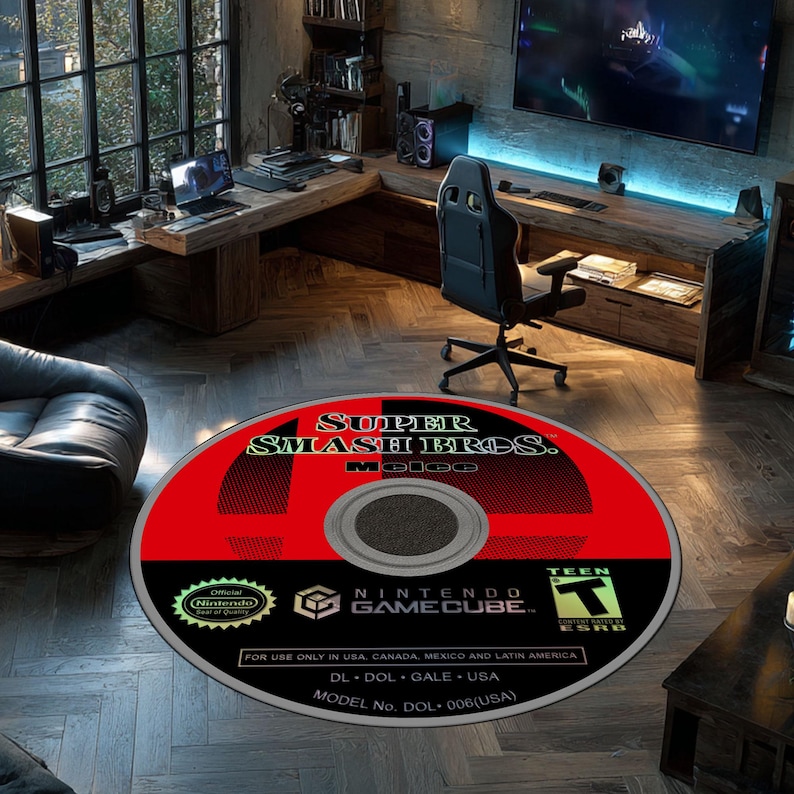 Gamecube Cd Rug CD Rug, Popular Video Game Disc & Cd Rug, CD Record, Hit Run, Gaming ...